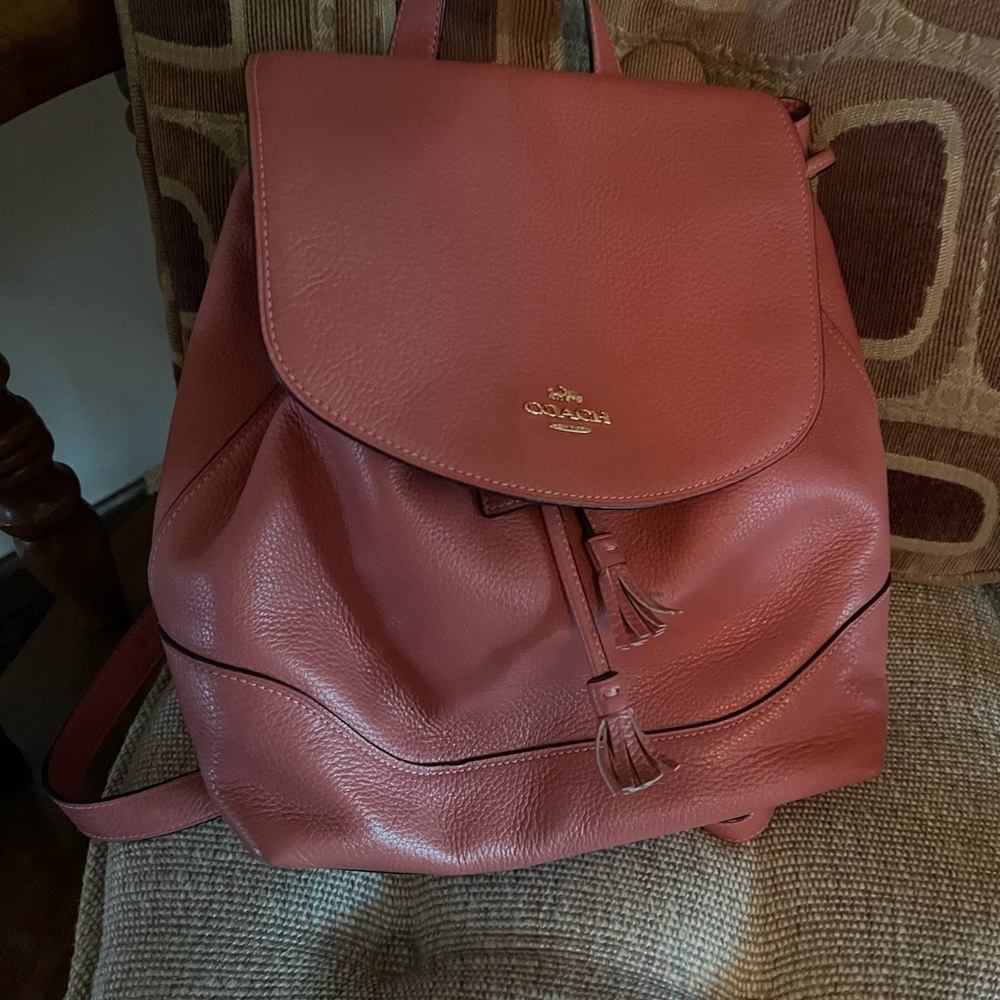 Coach back pack purse